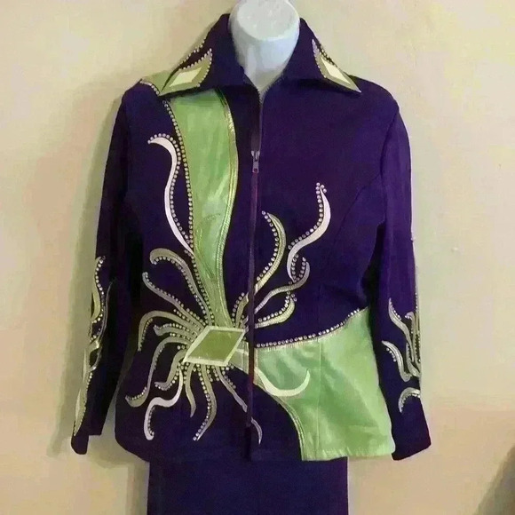 Vintage Western Wear Cowgirl Jacket Handmade Suit - Picture 1 of 9